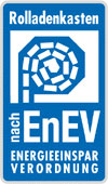 Rolladenkasten Ausführung EnEV Logo